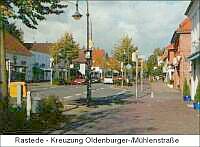 Rastede Kreuzung Oldenburger-Mühlstraße